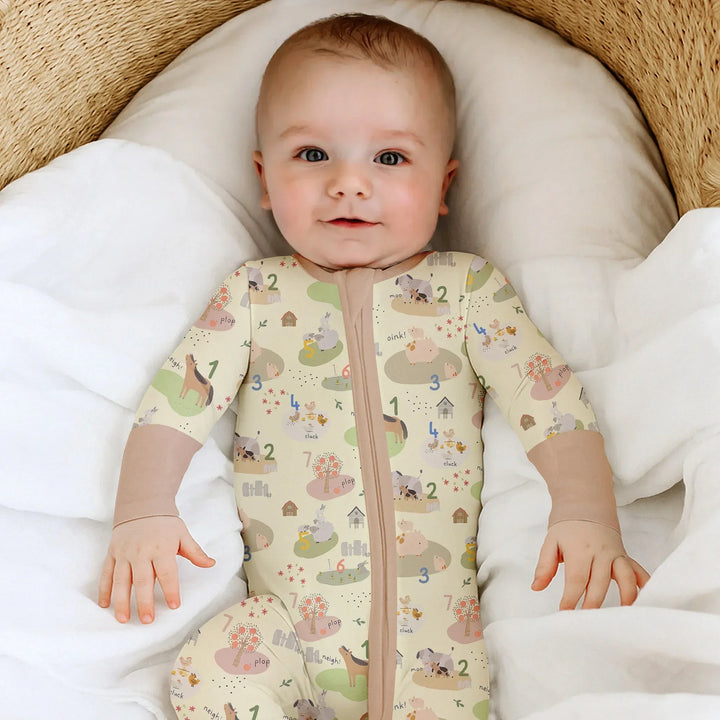 Gerippte Babykleidung mit individuellem Foto - Weich &amp; Skizzenhaft