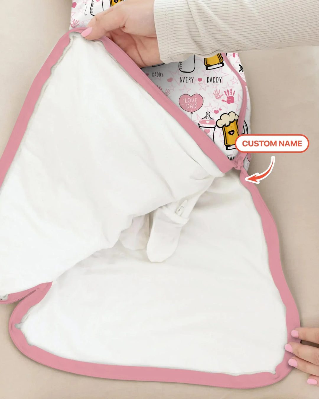 Vorlage für benutzerdefinierten Schlafsack