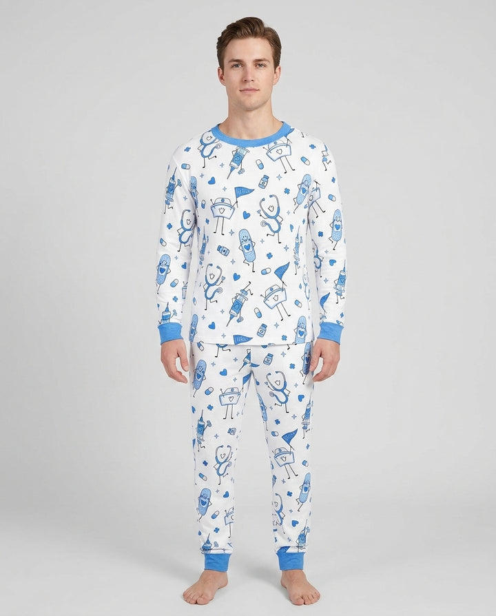 Vorlage Herren-Pyjama-Set