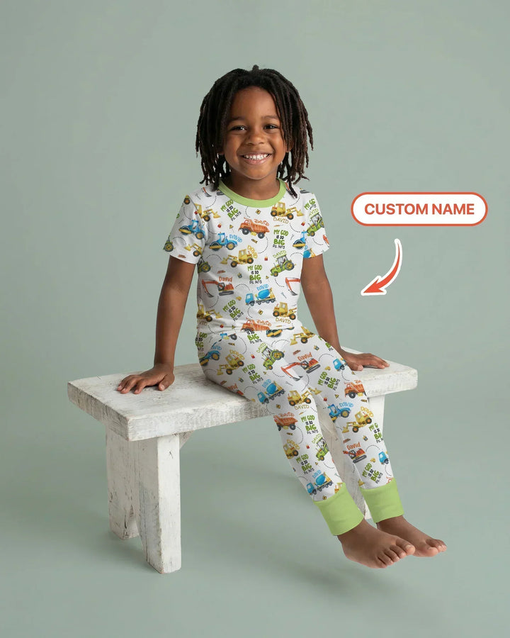 Zweiteiliges, kurzärmliges Pyjama-Set mit Marienkäfern