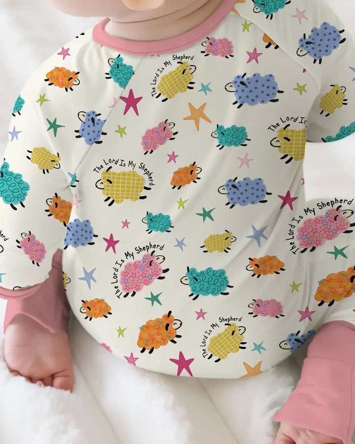 Gerippte Babykleidung mit individuellem Foto - Weich &amp; Skizzenhaft