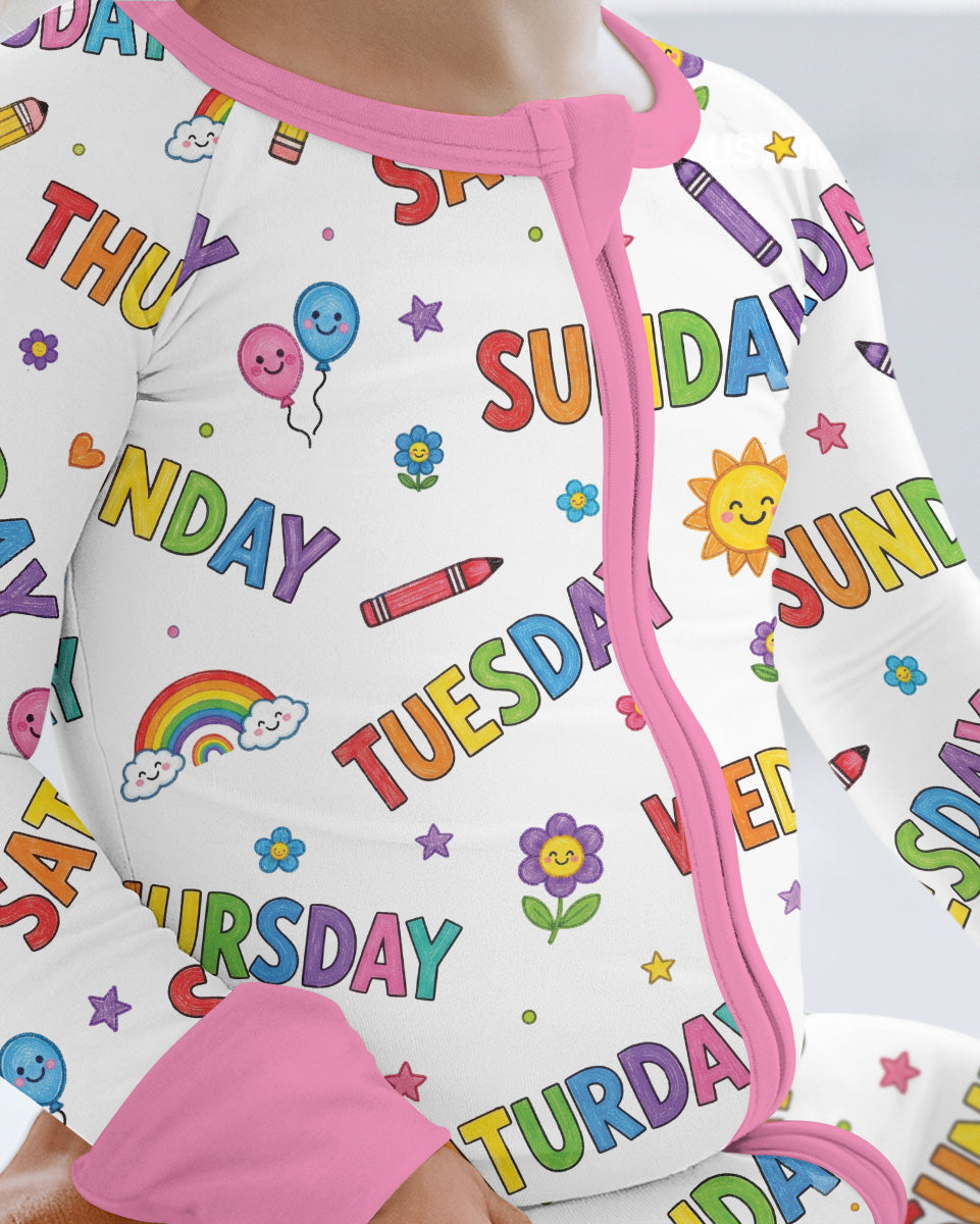 Days of the Week Bamboo Convertible Zippy