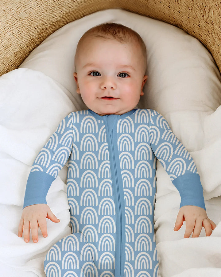 Gerippte Babykleidung mit individuellem Foto - Weich &amp; Skizzenhaft