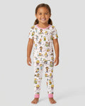 School Days Adventure Bamboo Two Piece Short Sleeve Pajama Set