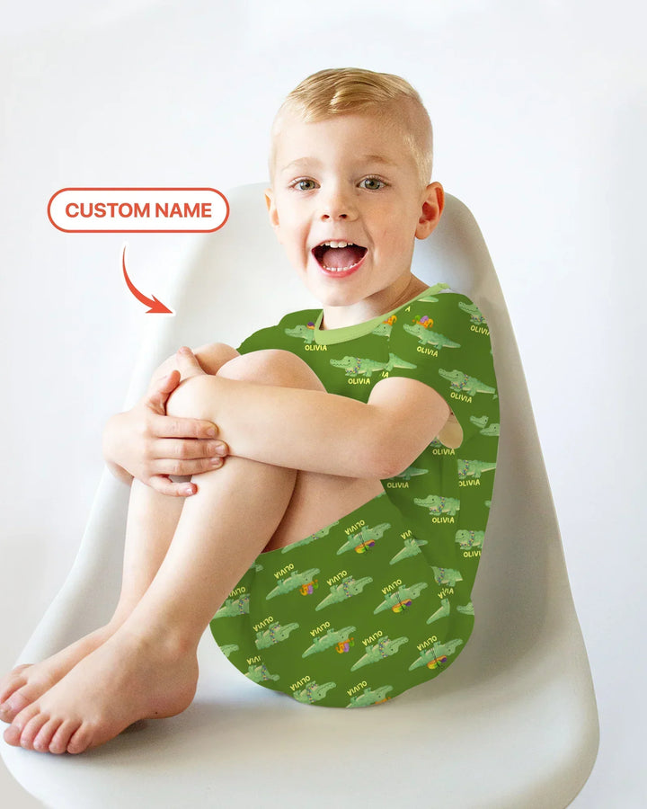 Zweiteiliges Pyjama-Set mit kurzen Ärmeln und Shorts im Sommer-Design
