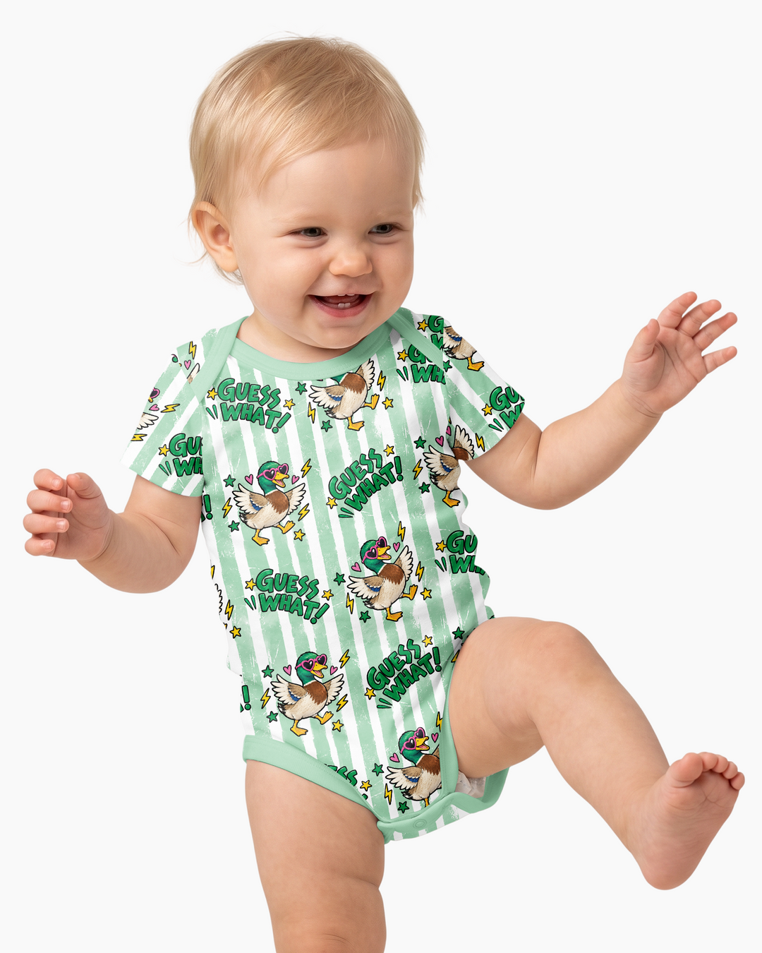 Guess What Mallard Butt Bamboo Bodysuit