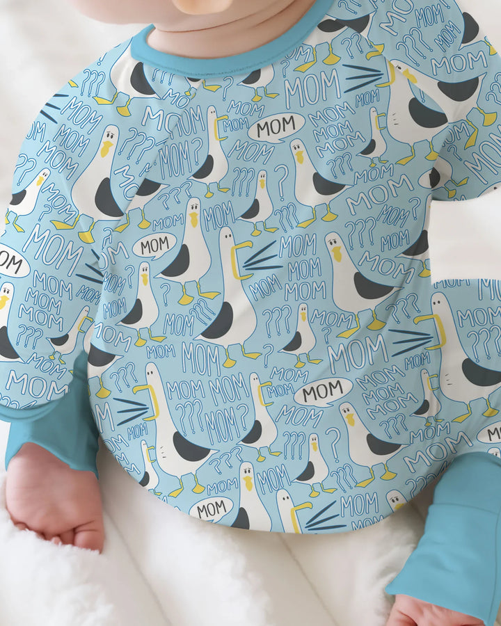 Gerippte Babykleidung mit individuellem Foto - Weich &amp; Skizzenhaft