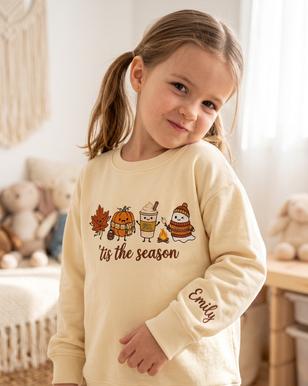 Sweatshirt mit Rundhalsausschnitt aus Bambusfaser