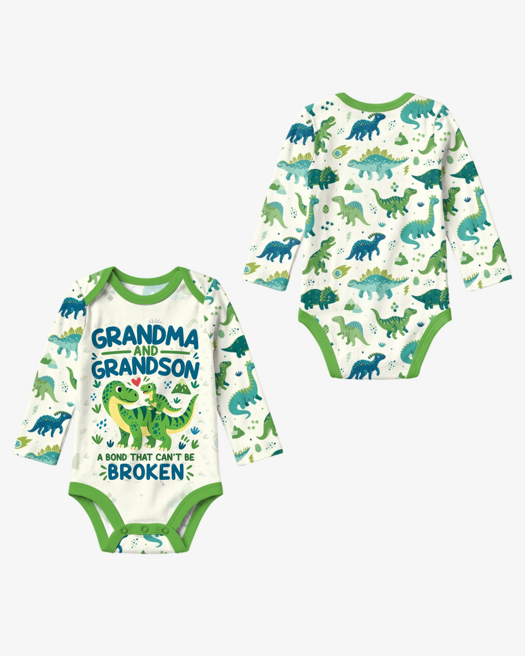 Personalized A Bond That Can't Be Broken Bamboo Bodysuit