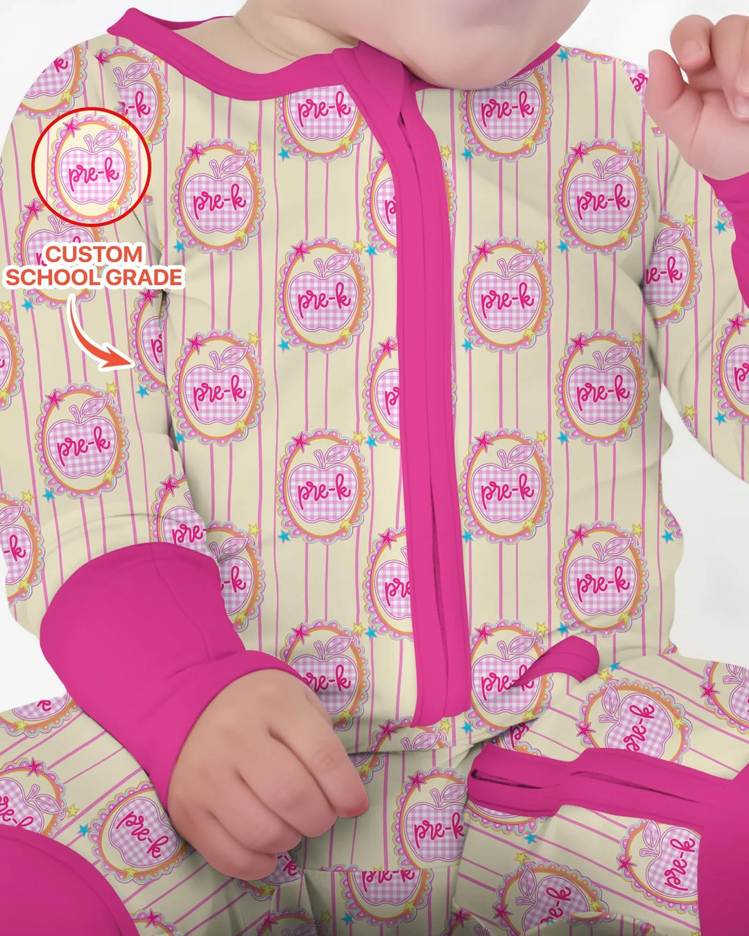 Gerippte Babykleidung mit individuellem Foto - Weich &amp; Skizzenhaft