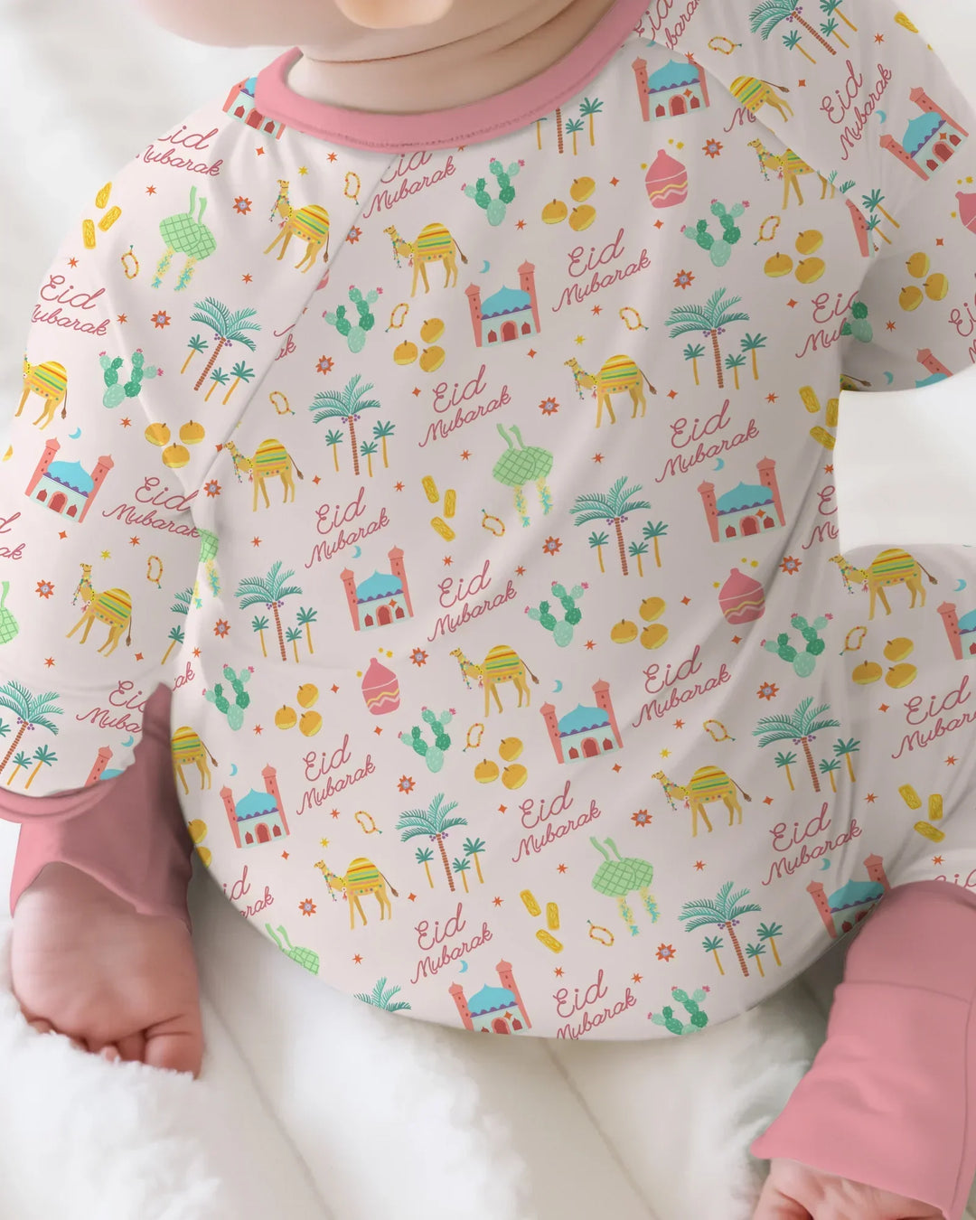 Gerippte Babykleidung mit individuellem Foto - Weich &amp; Skizzenhaft