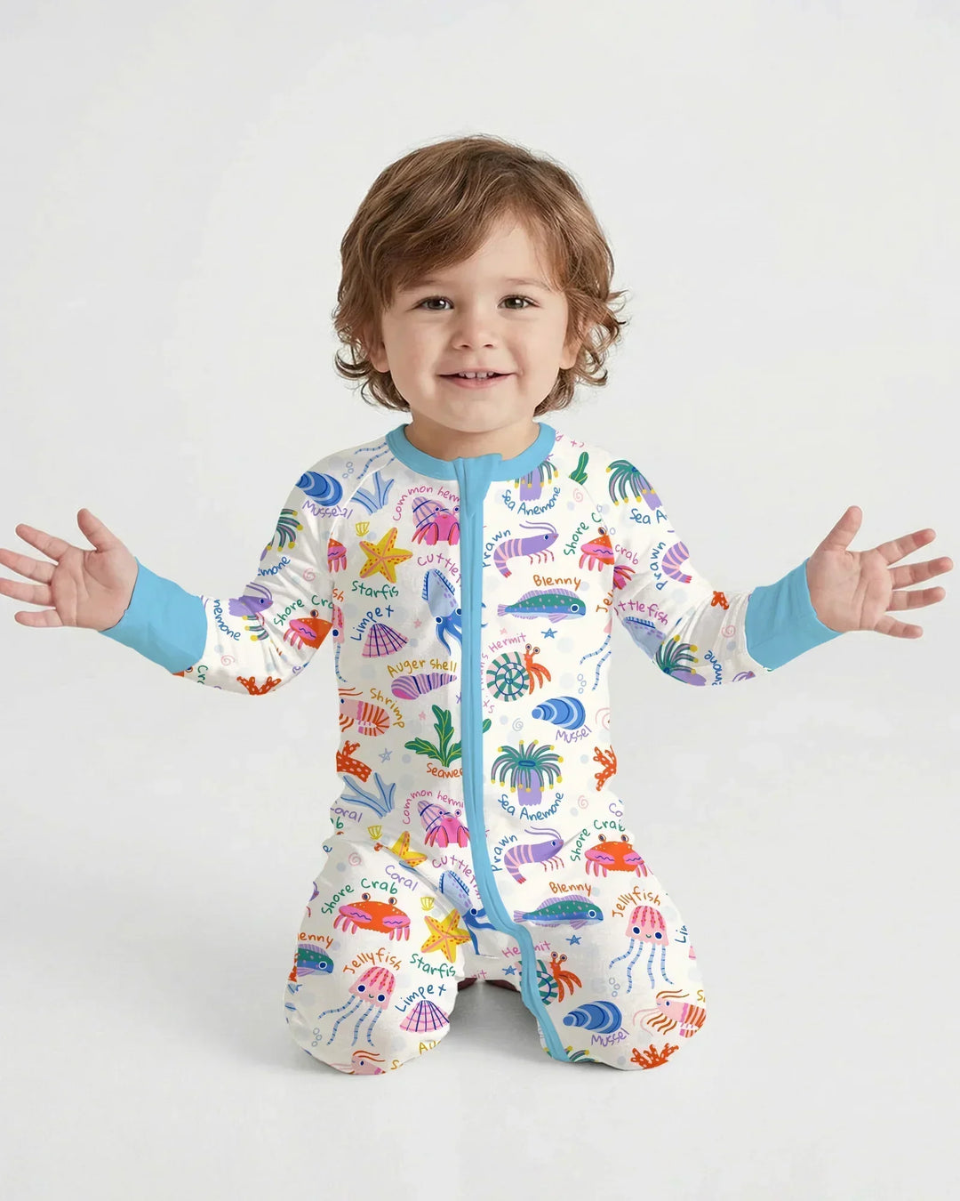 Gerippte Babykleidung mit individuellem Foto - Weich &amp; Skizzenhaft