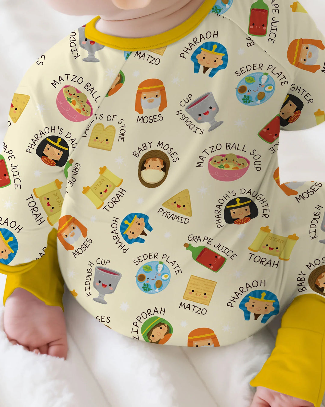 Gerippte Babykleidung mit individuellem Foto - Weich &amp; Skizzenhaft