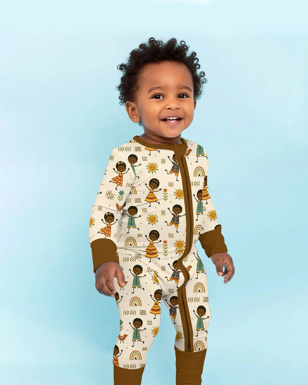 Gerippte Babykleidung mit individuellem Foto - Weich &amp; Skizzenhaft