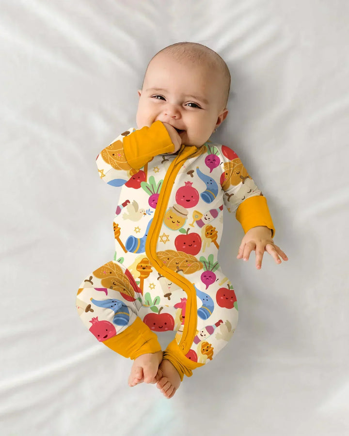 Shana Tova Rosh Hashanah Bamboo Convertible Zippy