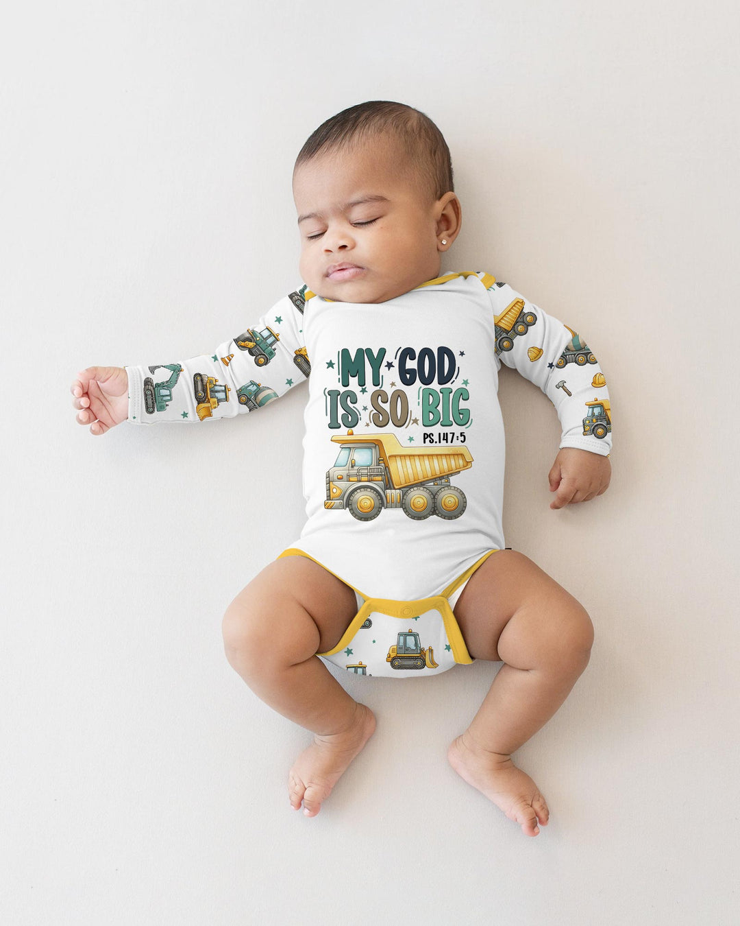 Gerippte Babykleidung mit individuellem Foto - Weich &amp; Skizzenhaft
