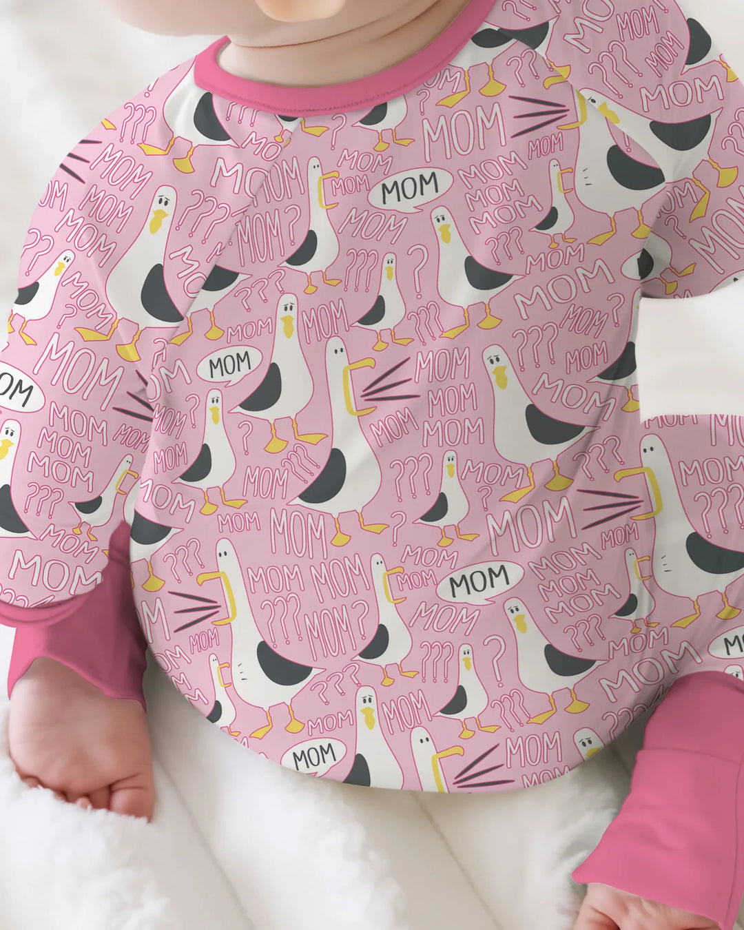 Gerippte Babykleidung mit individuellem Foto - Weich &amp; Skizzenhaft