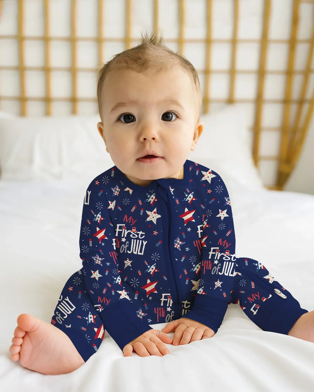 Gerippte Babykleidung mit individuellem Foto - Weich &amp; Skizzenhaft