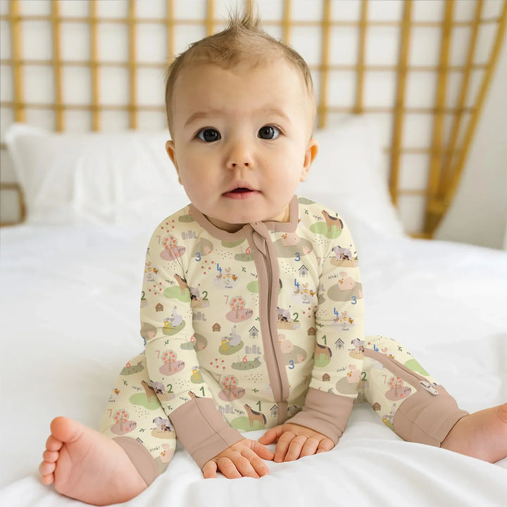 Gerippte Babykleidung mit individuellem Foto - Weich &amp; Skizzenhaft