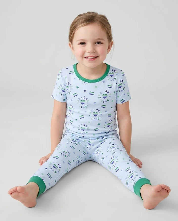 Zweiteiliges, kurzärmliges Pyjama-Set mit Marienkäfern