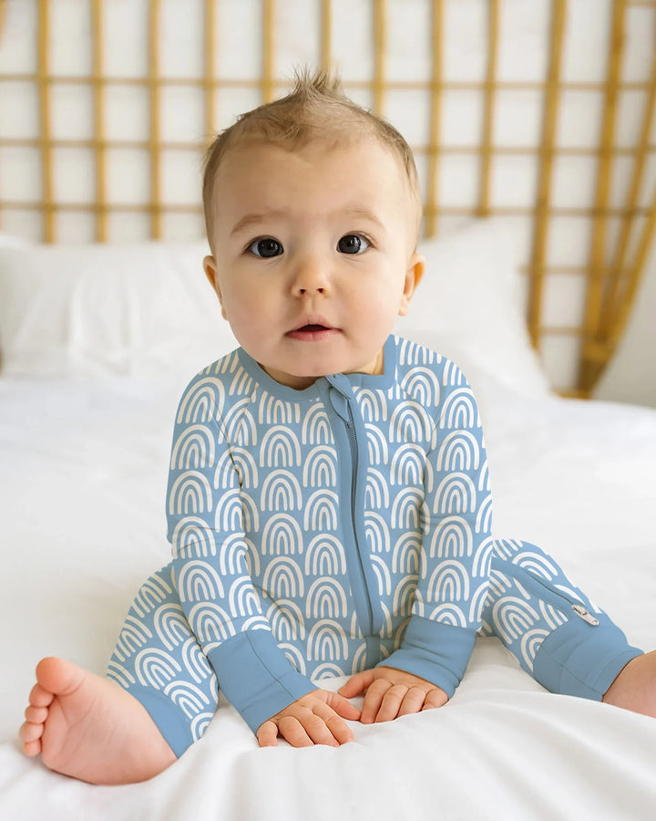 Gerippte Babykleidung mit individuellem Foto - Weich &amp; Skizzenhaft