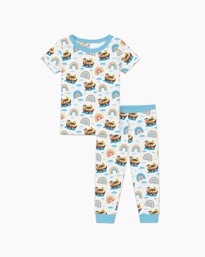 Zweiteiliges, kurzärmliges Pyjama-Set mit Marienkäfern
