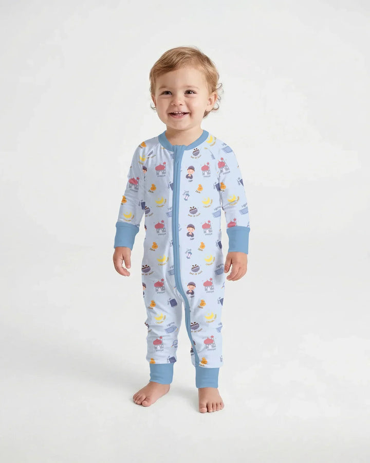 Gerippte Babykleidung mit individuellem Foto - Weich &amp; Skizzenhaft