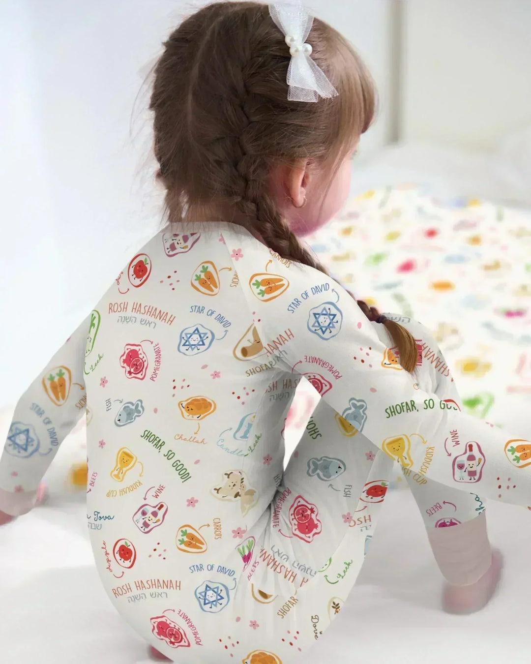 Gerippte Babykleidung mit individuellem Foto - Weich &amp; Skizzenhaft
