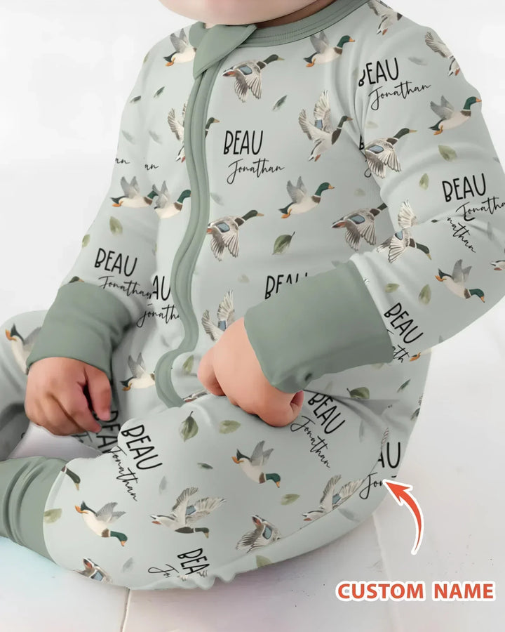 Gerippte Babykleidung mit individuellem Foto - Weich &amp; Skizzenhaft