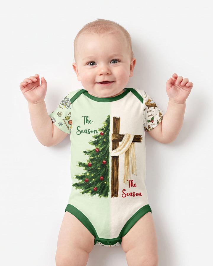 Jesus Is The Reason For The Season Family Matching Bamboo Bodysuit