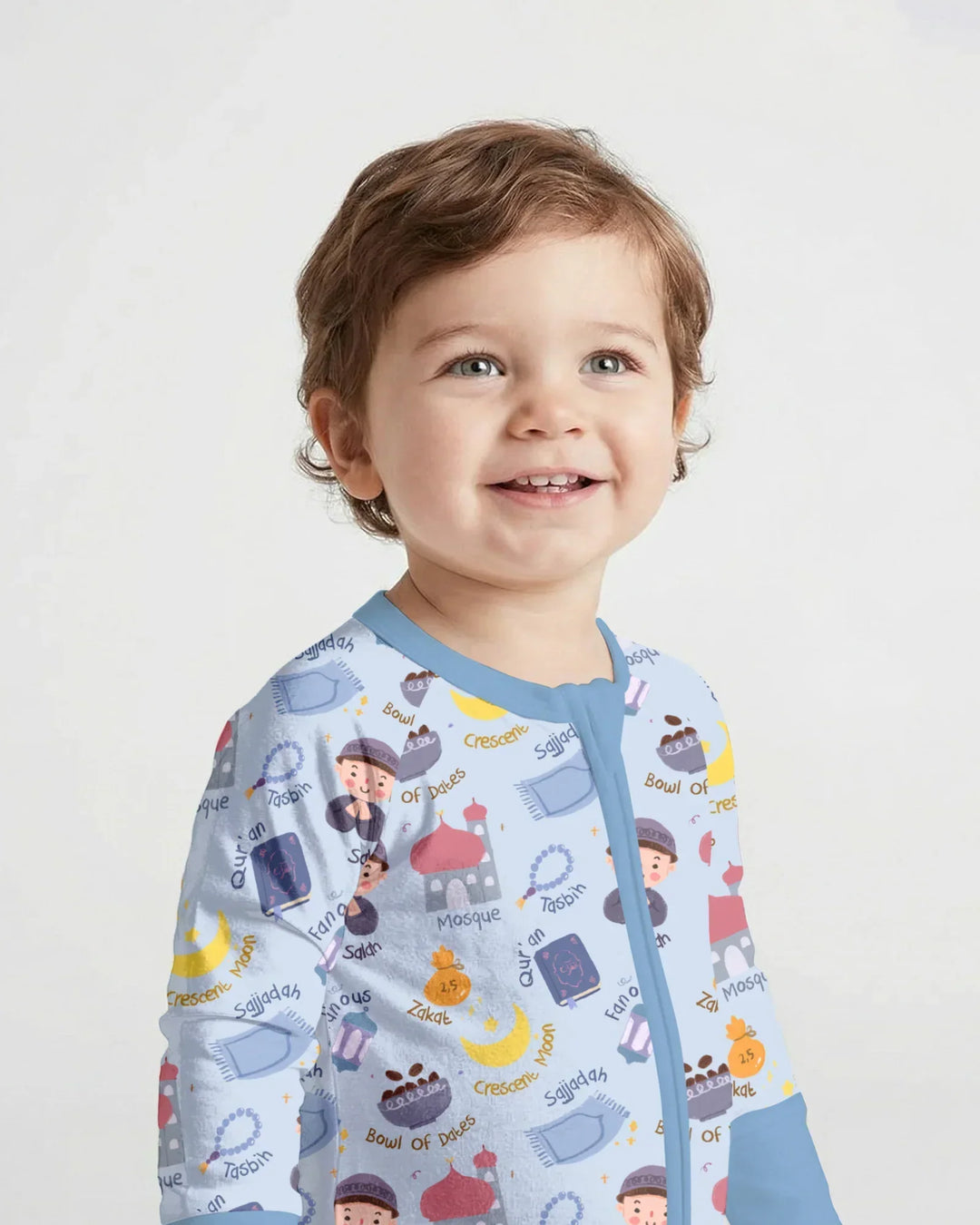 Gerippte Babykleidung mit individuellem Foto - Weich &amp; Skizzenhaft