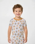 Zweiteiliges, kurzärmliges Pyjama-Set mit Marienkäfern