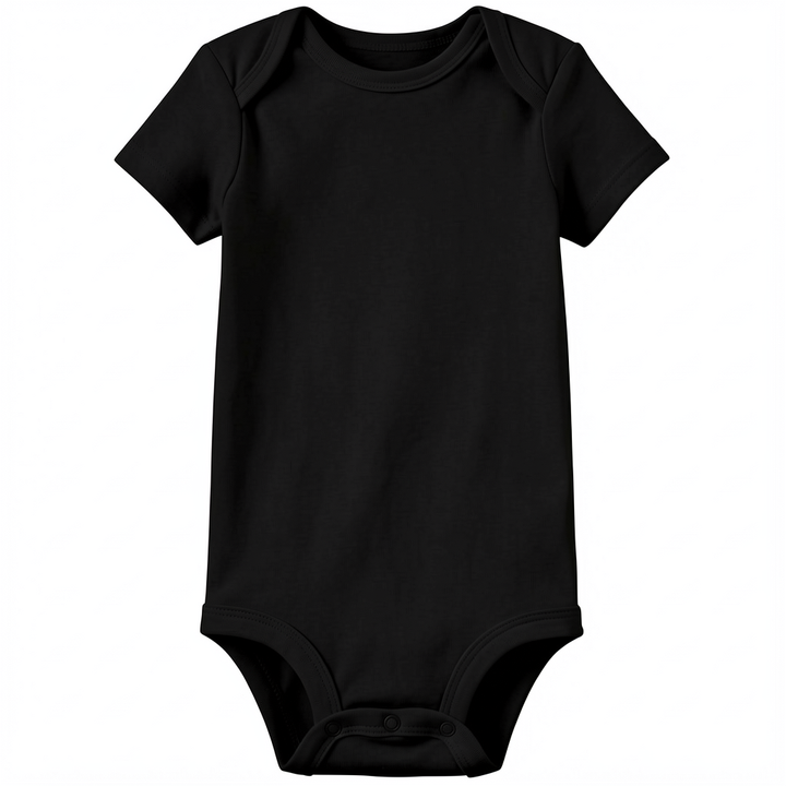 Gerippte Babykleidung mit individuellem Foto - Weich &amp; Skizzenhaft