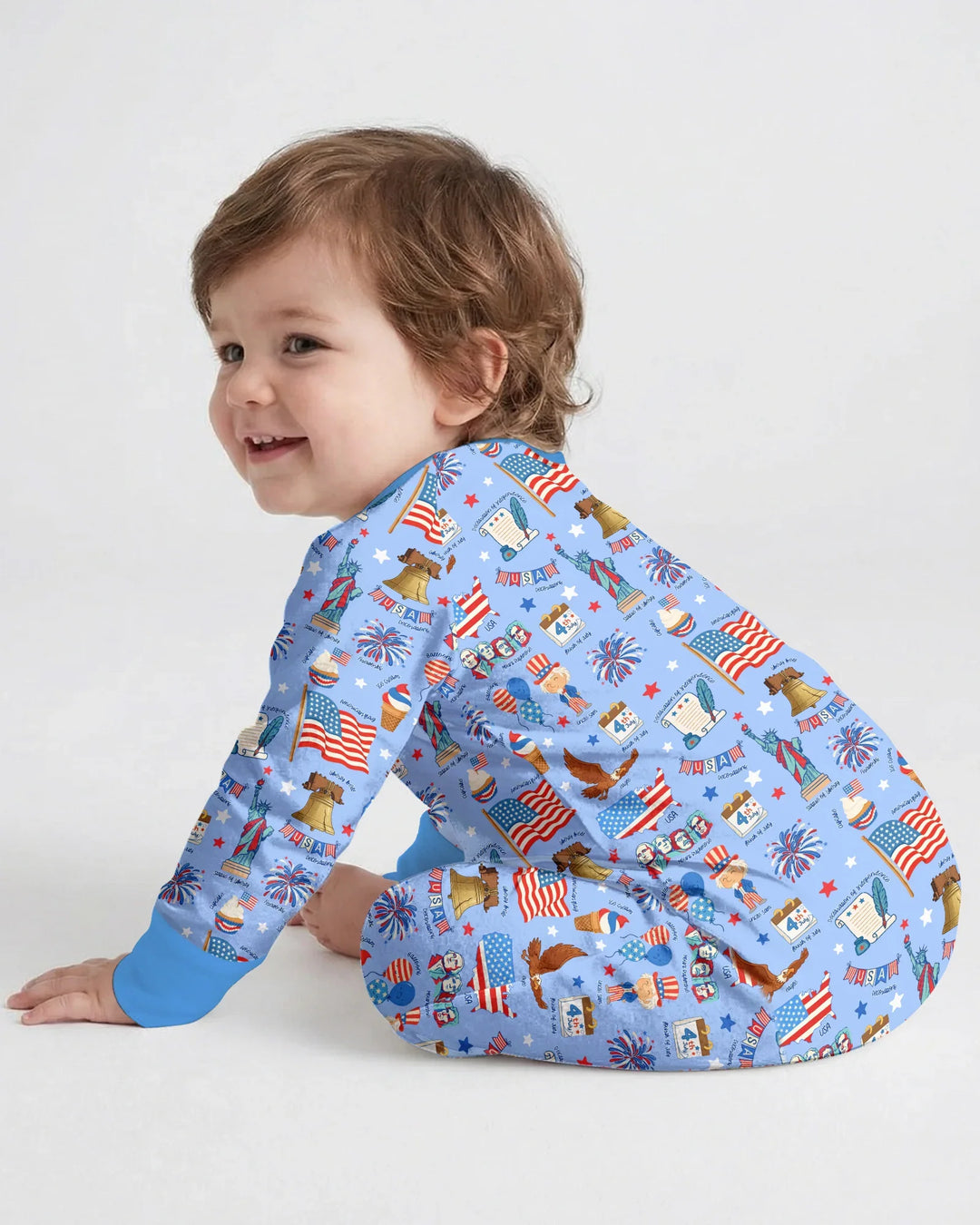 Gerippte Babykleidung mit individuellem Foto - Weich &amp; Skizzenhaft