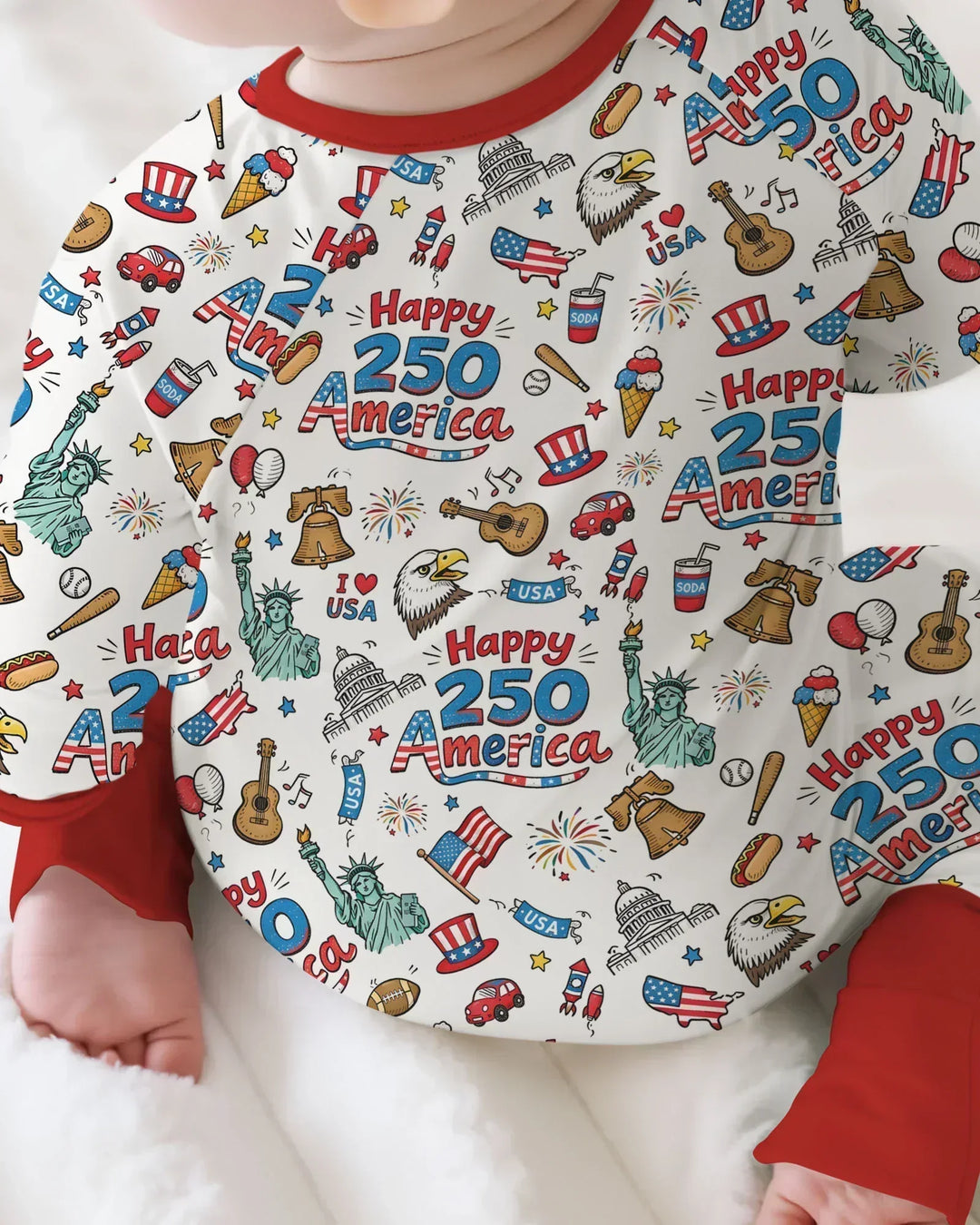 Gerippte Babykleidung mit individuellem Foto - Weich &amp; Skizzenhaft