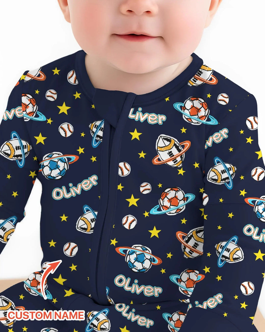 Gerippte Babykleidung mit individuellem Foto - Weich &amp; Skizzenhaft