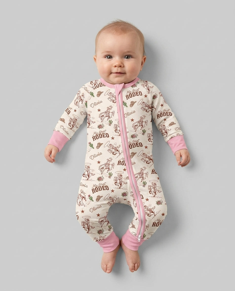 Gerippte Babykleidung mit individuellem Foto - Weich &amp; Skizzenhaft