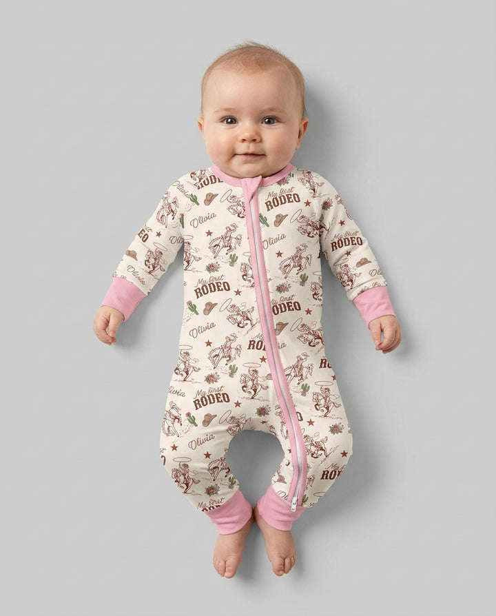 Gerippte Babykleidung mit individuellem Foto - Weich &amp; Skizzenhaft