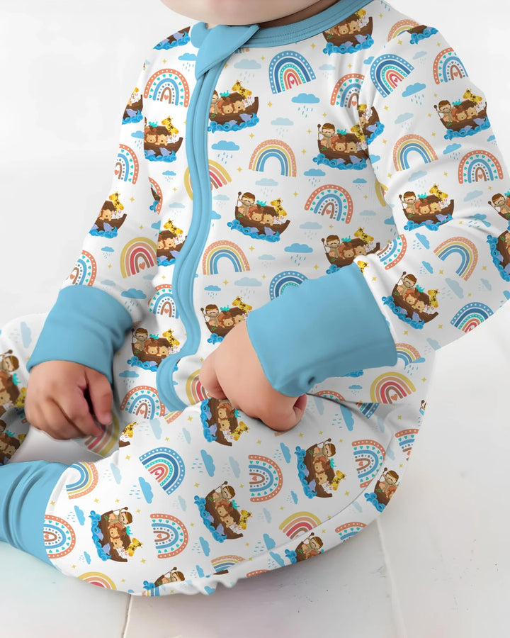 Gerippte Babykleidung mit individuellem Foto - Weich &amp; Skizzenhaft