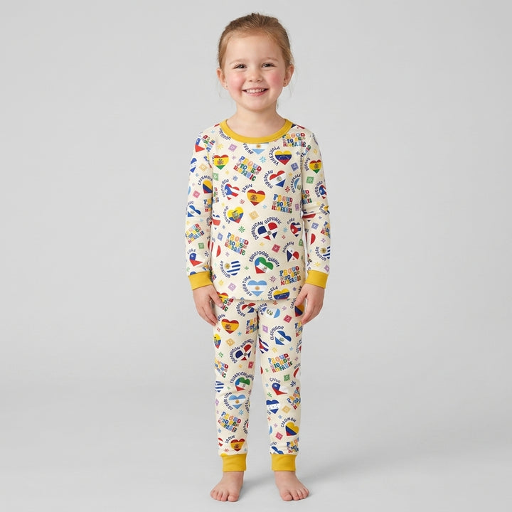 Proud To Be Hispanic Bamboo Two Piece Long Sleeve Pajama Set