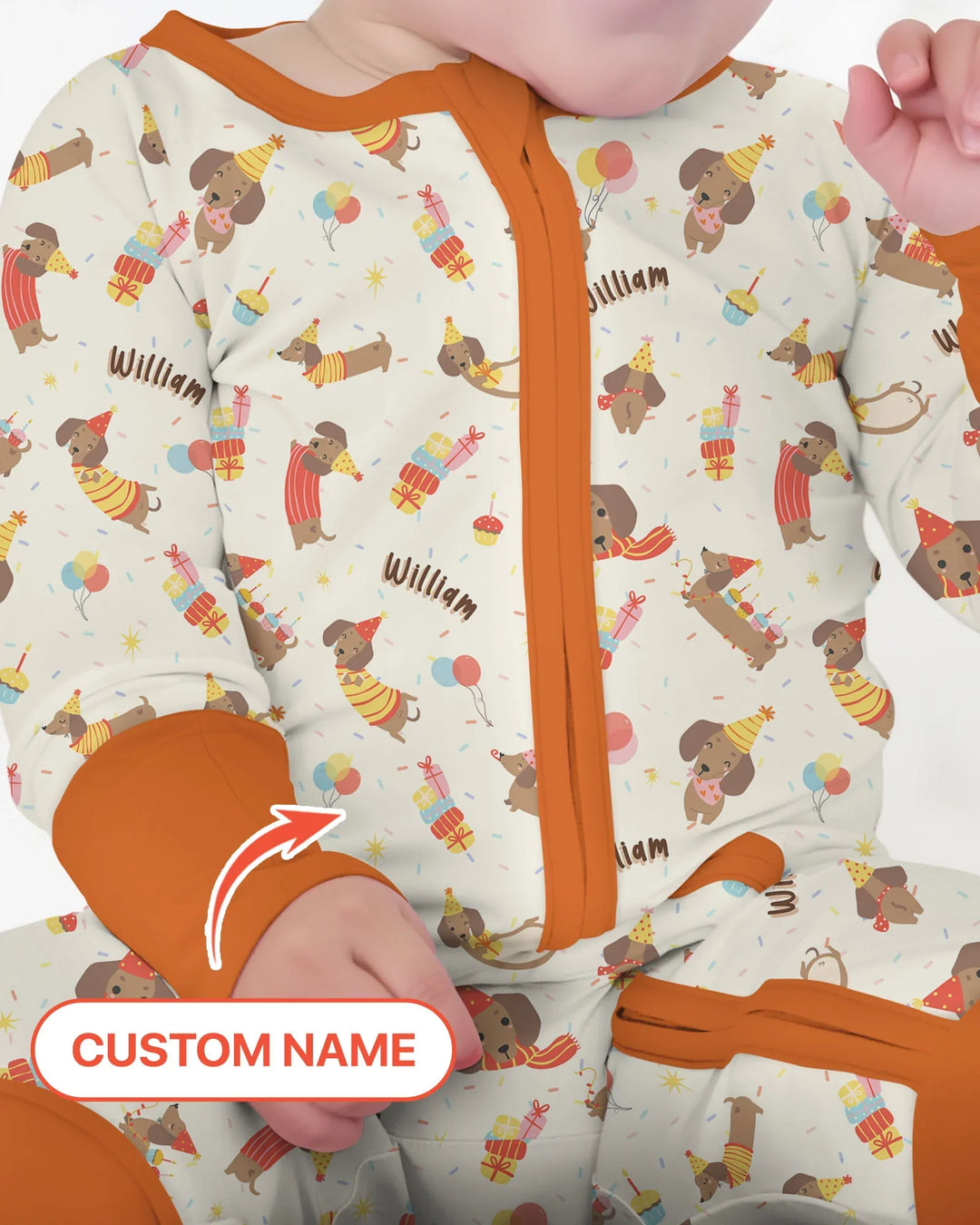 Gerippte Babykleidung mit individuellem Foto - Weich &amp; Skizzenhaft