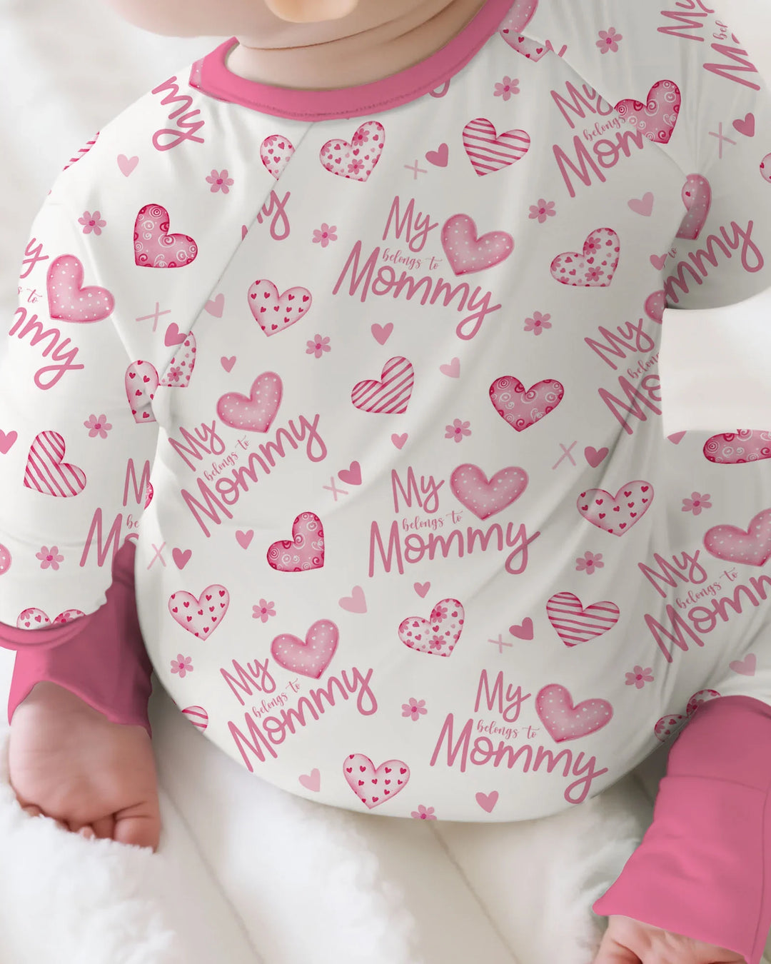 Gerippte Babykleidung mit individuellem Foto - Weich &amp; Skizzenhaft