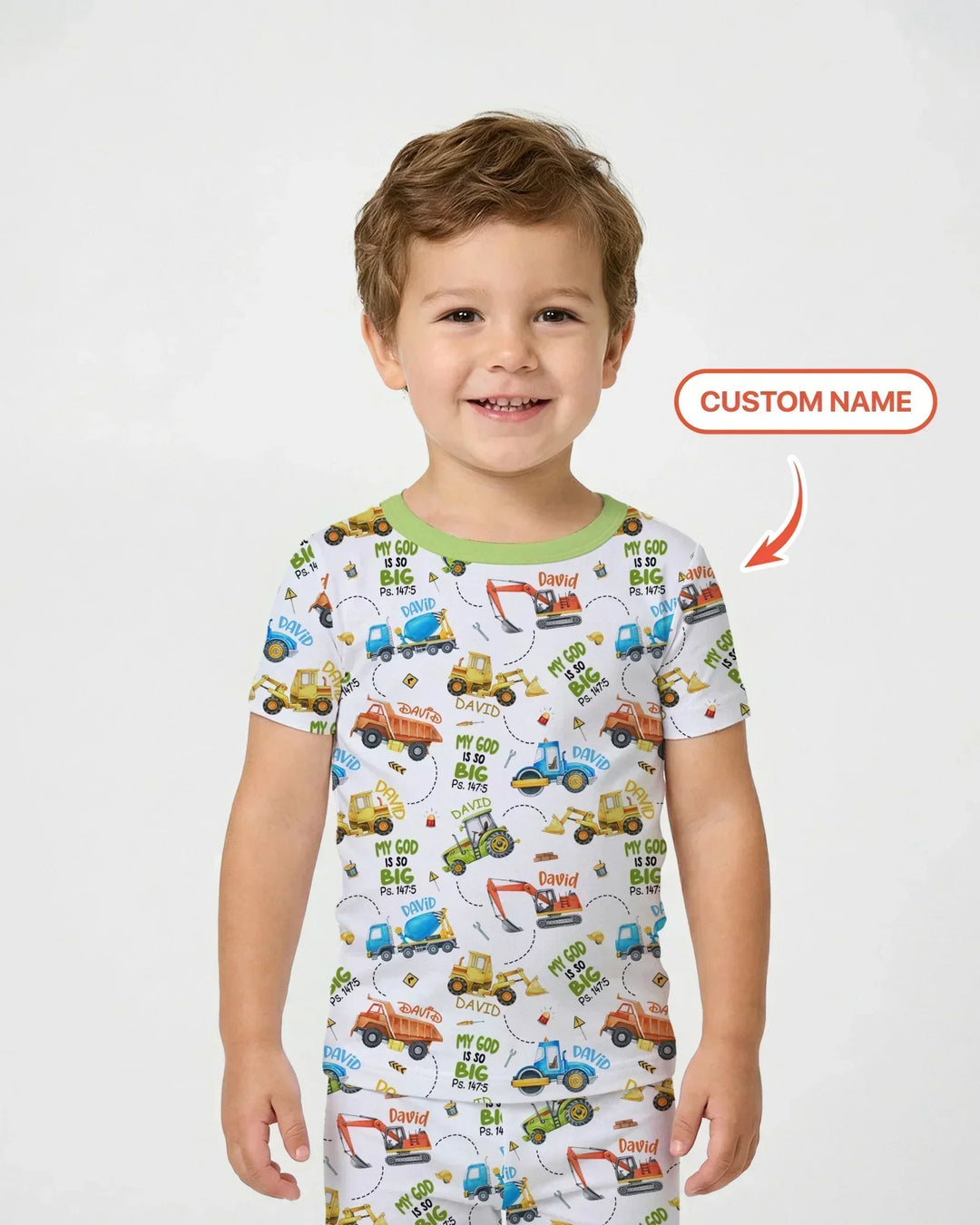Zweiteiliges, kurzärmliges Pyjama-Set mit Marienkäfern