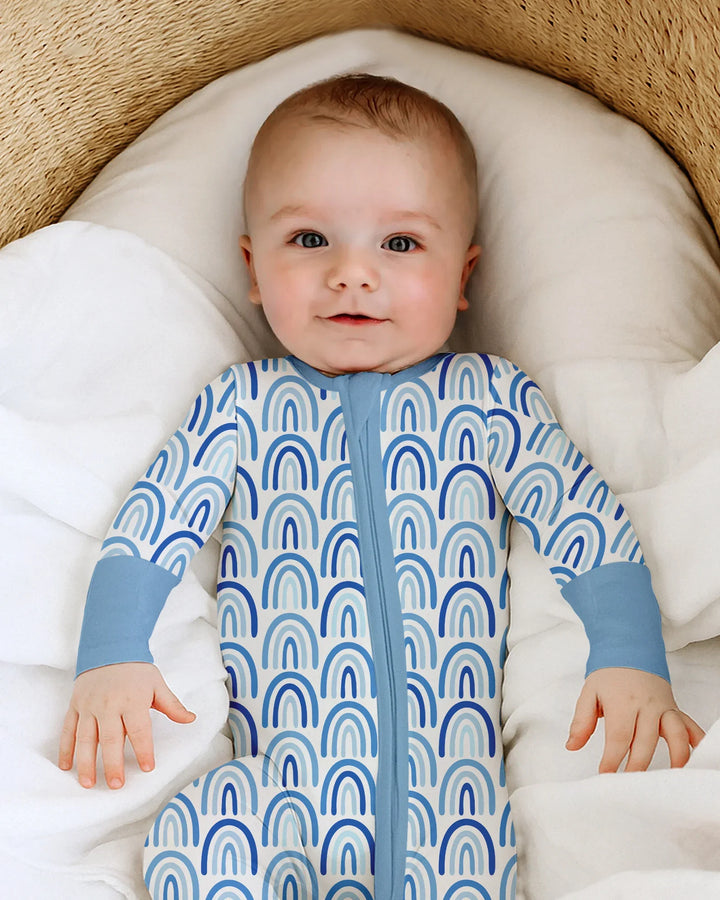Gerippte Babykleidung mit individuellem Foto - Weich &amp; Skizzenhaft