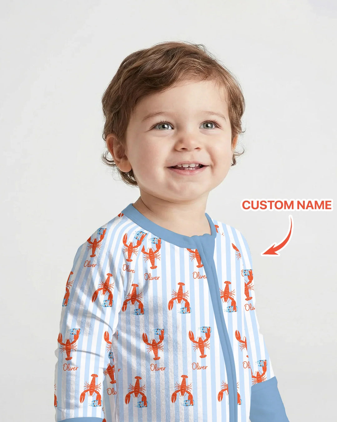 Custom Name Crawfish Beer Season Bamboo Convertible Zippy