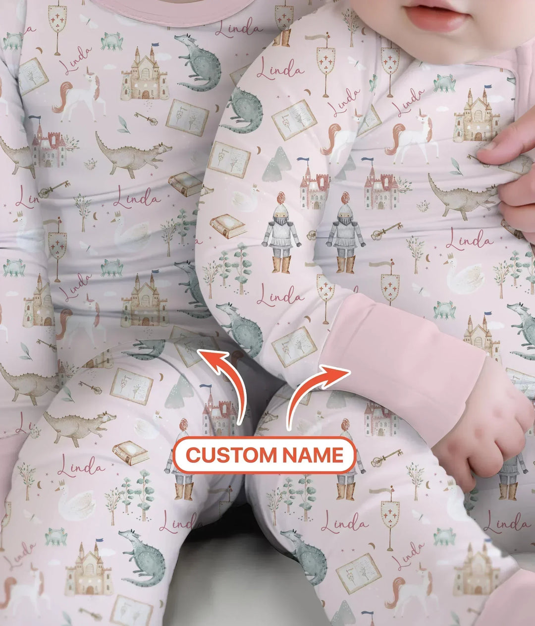 Gerippte Babykleidung mit individuellem Foto - Weich &amp; Skizzenhaft