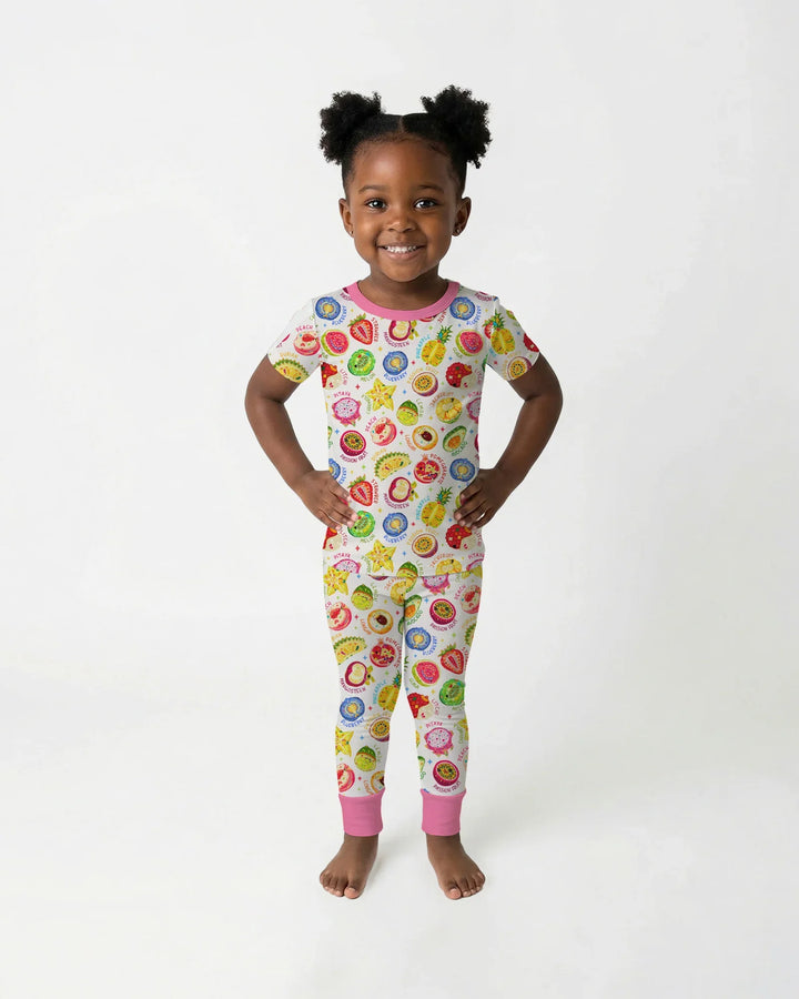 Juicy World Bamboo Two Piece Short Sleeve Pajama Set
