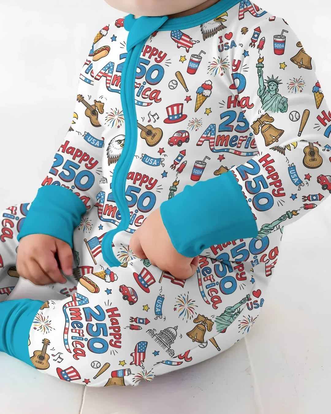Gerippte Babykleidung mit individuellem Foto - Weich &amp; Skizzenhaft