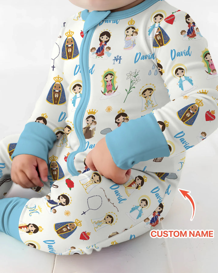 Gerippte Babykleidung mit individuellem Foto - Weich &amp; Skizzenhaft