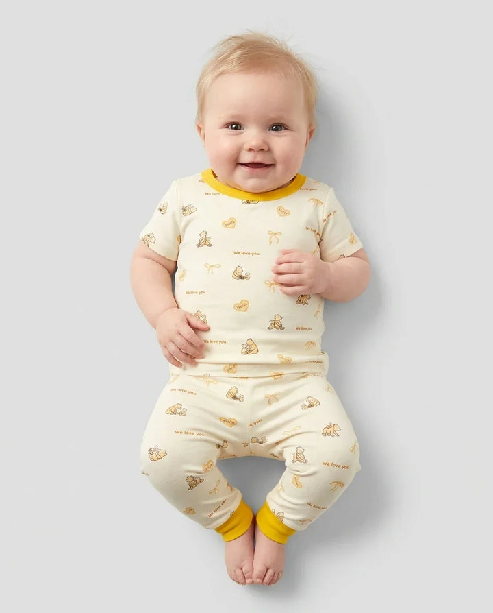 Zweiteiliges, kurzärmliges Pyjama-Set mit Marienkäfern